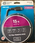 Commercial Electric 15 Ft. Standard Hdmi Cable. Fixed Price $8.00.