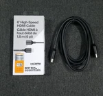 Best Buy Essentials 1.83m (6 Ft.) 1080p Hd High Speed Hdmi Cable. Fixed Price $3.63.