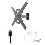Kanto Ps200 Tv Mount W/ Dual Outlet Through Wall Power Kit & Hdmi Cable. Fixed Price $245.98.