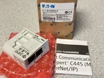 New Eaton C445xc-e C445 Communication Card Ethernet/ Ip Modbus Tcp 2-port. Fixed Price $324.95.