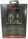 New Rocketfish S-video Cable 24ft In-wall 24k Gold Plated Tv Dvd Av Rf-g1206. Fixed Price $17.49.