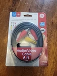 Ge- Audio/video Cable -6ft /red,white,yellow/#73216/new. Fixed Price $14.99.