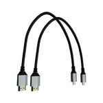 Seadream 4k Micro Hdmi To Cable 1ft 2pack High-speed 2pack, Grey. Fixed Price $17.49.