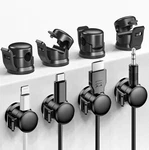 Lotuny Cable Clips, 8 Pack Cord Organizer Smooth Adjustable Black. Fixed Price $13.04.