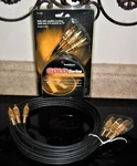 2pc Radio Shack Gold Series 6ft 15-1508 Stereo Audio Video A/v Cable Plated. Fixed Price $29.99.