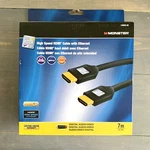 Monster Just Hook It High Speed Hdmi Cable Ethernet 22.9ft 7m #140052-00. Fixed Price $35.00.