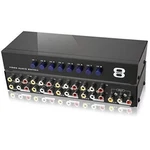 8-port Rca Composite Video Audio Av 8-way Switch Selector Switcher Splitter Box. Fixed Price $25.99.