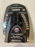 Monster Cable Uhd Ultrahd Black Platinum 27.0 Gbps 9ft. Hdmi 8k X 4k. Fixed Price $12.00.