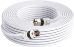Postta Digital Coaxial Cable(40 Feet) Quad Shielded White Rg6 Cable With F-male. Fixed Price $31.45.
