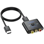 Rca To Hdmi Converter - 16:9/4:3 Conversion 1080p Av Adapter For Wii/.... Fixed Price $26.99.
