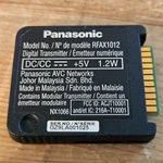 Panasonic Rfax1012 Wireless Digital Transmitter. Fixed Price $17.99.