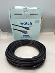 Onn Watch 50' Ft Active Hdmi Cable 4k Ultra Hd Hdr 7.2 Surround Sound Black. Fixed Price $19.99.