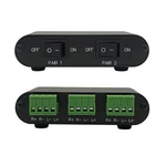 2-way Audio Stereo Speaker Selector Switcher Box, Combiner Multi Zone A B Spe.... Fixed Price $29.02.