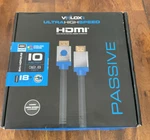 New Metra Ehv-hdp10-r2 High Performance Velox Passive Premium Hdmi Cable - 10m. Fixed Price $350.00.