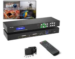 Mt-viki 4x4 Hdmi Matrix Switch 4k 30hz Hdcp1.2 Hdmi1.4 3d Audio Extractor Ir Web. Fixed Price $99.99.