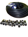 Rg59 Coaxial Cctv Security Cable With 12 Connectors Comtran Coax 100 Ft.. Fixed Price $26.95.