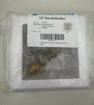 Hydro Master Gas Outlet Box 1/2" Npt White Supply, Easy Install W/defect.... Fixed Price $21.75.