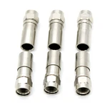 (6 Qty) Ideal 92-656 Rg-6 Rtq Compression "f" Connector (silver). Fixed Price $2.99.