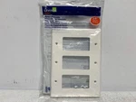 Leviton Pj263-w Wallplate 3-gang Midway White (lot Of 2). Fixed Price $11.88.