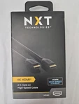 Nxt Technologies Nx29738 4k Hdmi 4' High Speed Cable W Ethernet Black Cord. Fixed Price $11.99.