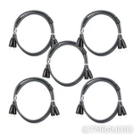 Audioquest Tower Rca Cables; 1m Stereo Interconnect; Lot Of 5 (unused). Fixed Price $96.75.