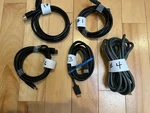 (#208) Five (5) M-m Hdmi Cables - 6' (4) And 12' (1) See Description For Details. Fixed Price $15.00.