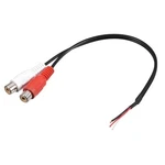 Rca Female Plug Jack Connector Audio Video Cable For Speaker Wire 2pcs. Fixed Price $8.11.