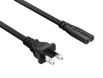 Cable Leader 6ft Non-polarized Power Cord Nema 1-15p To Iec320 C7 18awg Spt-2 7a. Fixed Price $9.69.