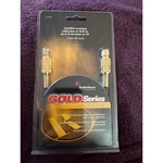 Radioshack Gold Series Coaxial Cable 3ft Rg6 F-type Plated New Sealed. Fixed Price $10.99.