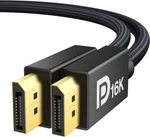 Ivanky 16k Displayport Cable 2.1, Vesa Certified Dp Cord 6.6 Feet, Black. Fixed Price $20.08.