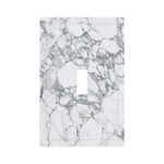 White Gray Marble 1 Gang Light Switch Plate Decorative Single Toggle Wall Pla.... Fixed Price $22.25.