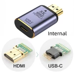 Nfhk Usb-c Type C Hdtv Adapter 8k 60hz 4k 120hz Female Source To Hdmi Sink. Fixed Price $20.28.